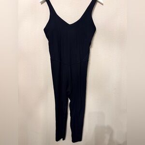 Lululemon Align Ribbed Jumpsuit Bodysuit 25” Black Size 12